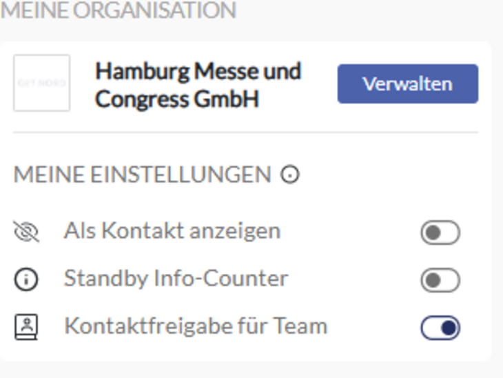 meine Organisation meine Organisation
