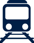 Arriving by train