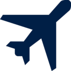 Arriving by plane
