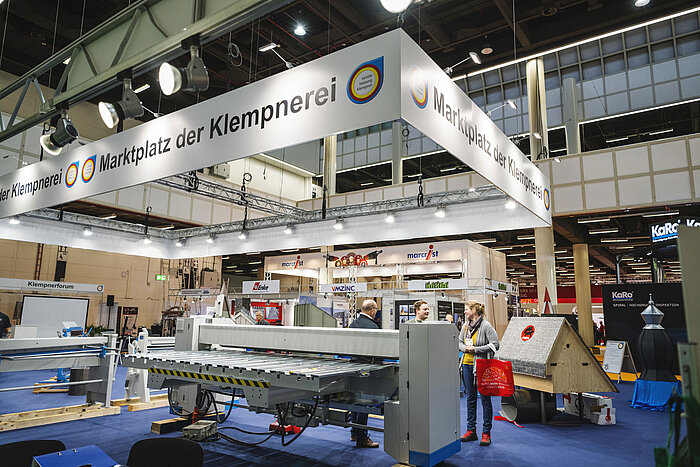 GET Nord Marktplatz der Klempnerei Ansicht Marktplatz der Klempnerei auf der GET Nord